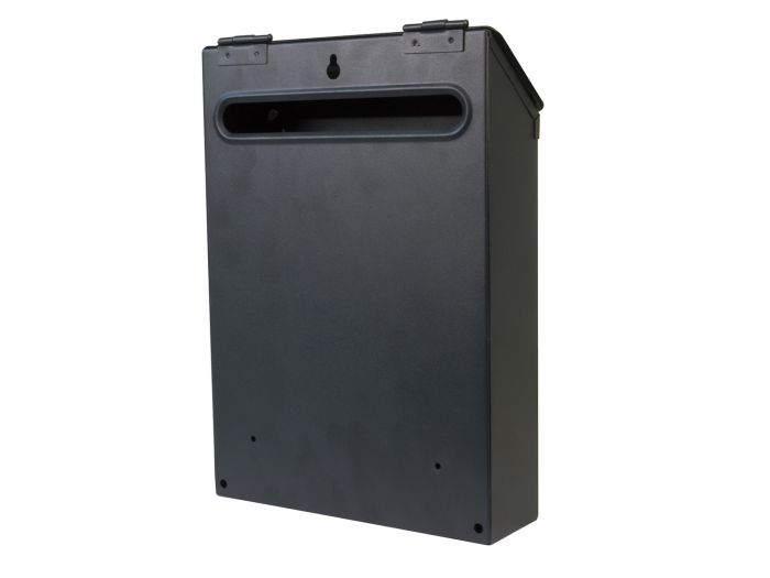 BUZON 2MINI-295X210X62 ACERO NEGRO