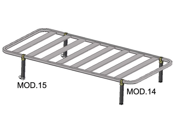 PATA SOMIER MOD 15 C/RUEDA