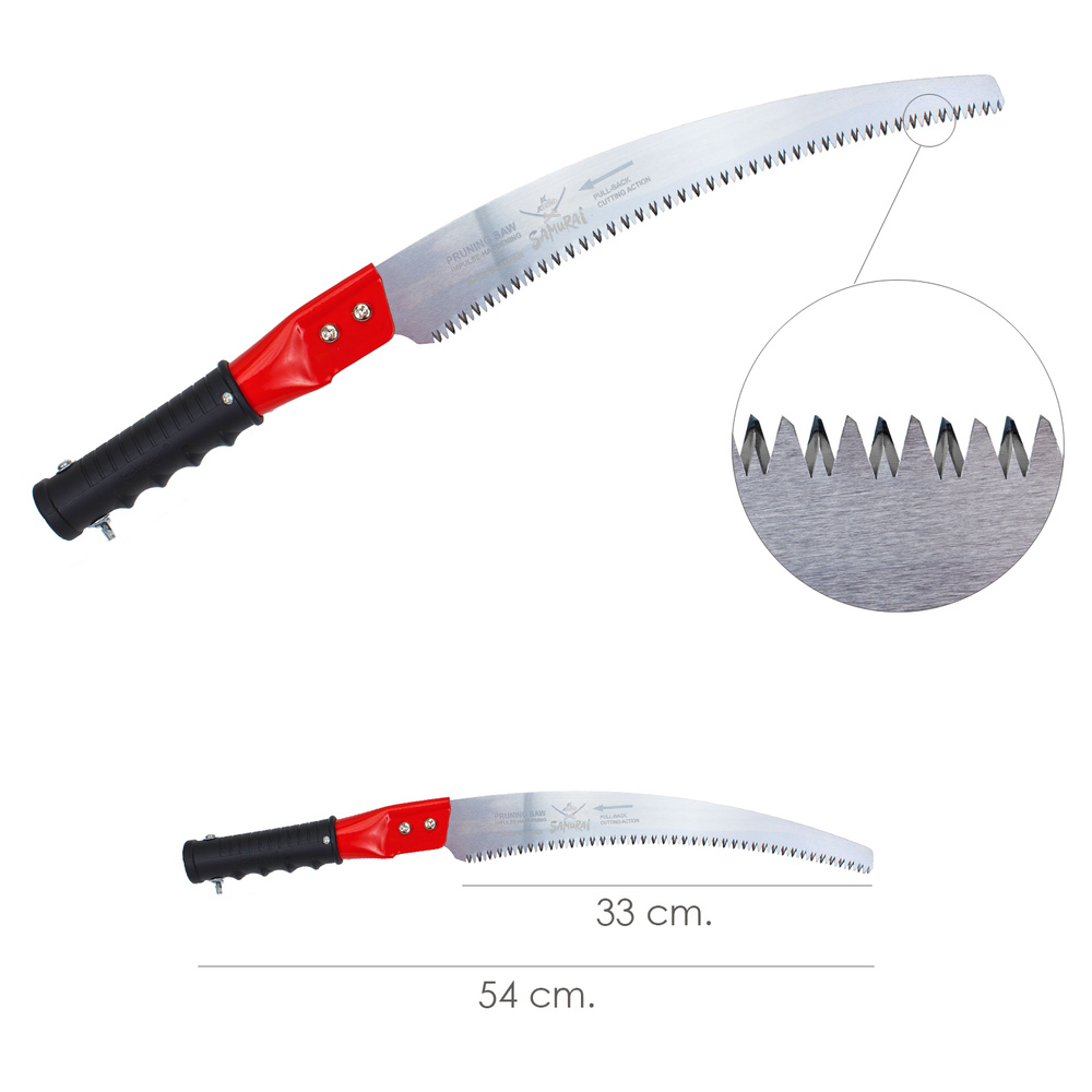 SERRUCHO SAMURAI CURVO P/PERTIGA 330 mm