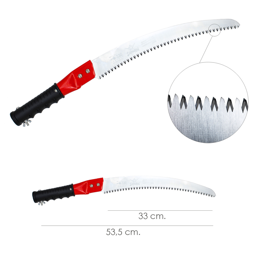 SERRUCHO SAMURAI GC CURVO P/PERTIGA 330 MM