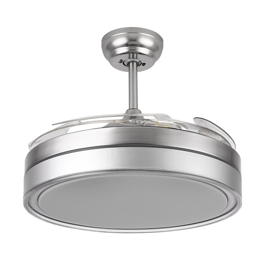 VENTILADOR DC CRIADOR 72W 6117 LM NIQUEL