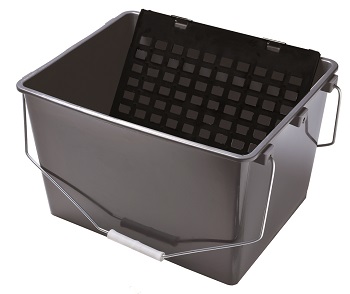 CUBETA PLASTICO PRO 16L + REJILLA PLASTICO