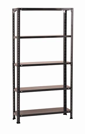 ESTANTERIA MET. C/ TORN 5B 180X90X30 BLC