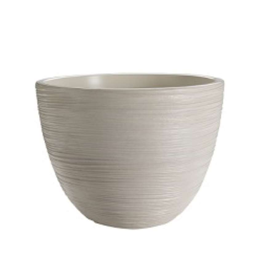 MACETERO ISIS ø30X22,5CM (9LITROS) BEIGE