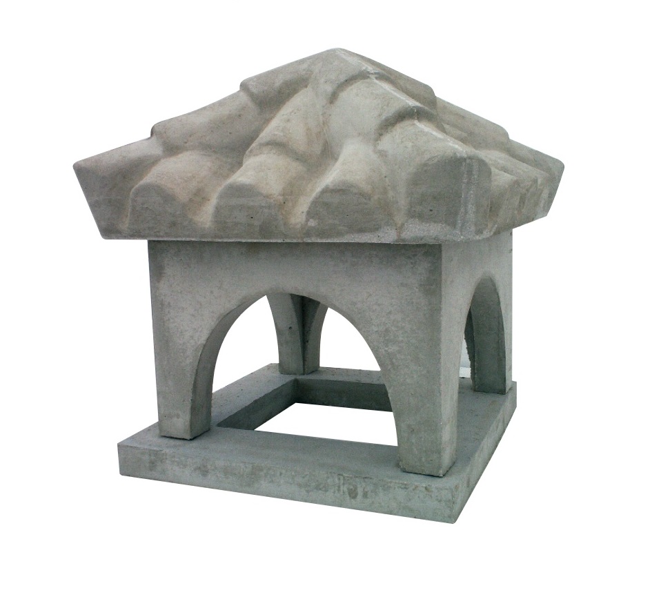 TEJADILLO 4 AG. COMPL HORMIGON GRIS IMIT. TEJA