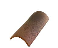 TEJA CURVA ENVEJECIDA DE 20CM VAL.