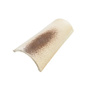 TEJA CURVA PEQUEÑA CAÑA ENVEJECIDA DE 20 CM. PG