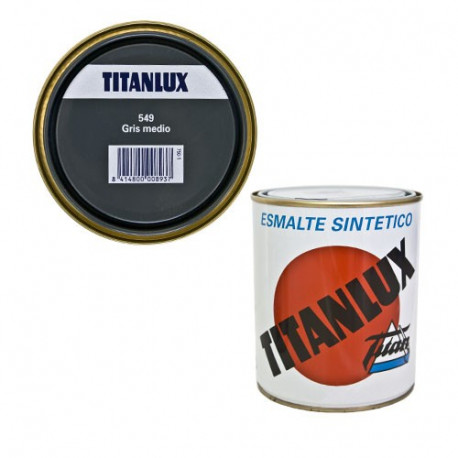 TITANLUX GRIS MEDIO 750 ML