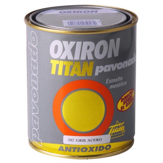 OXIRON PAVONADO GRIS ACERO 750 ML