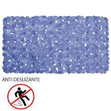 ALFOMBRA BAÑO 69X36 AZUL