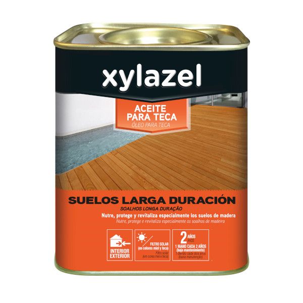 XYLAZEL ACEITE TECA SUELOS LARGA DURACION INCO.2,5