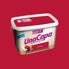 TITAN UNA CAPA ROJO INTENSO  5 L