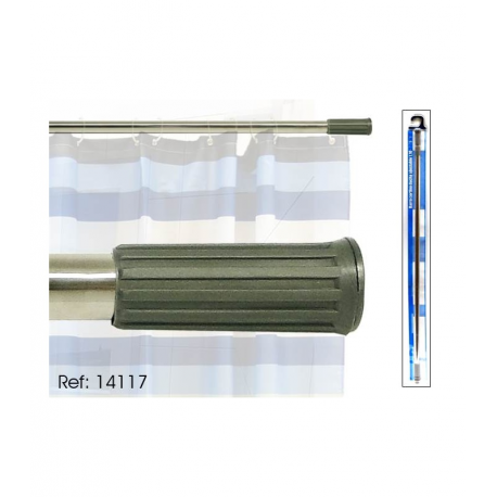 BARRA CORTINA DUCHA EXTENSIBLE ALUMINIO