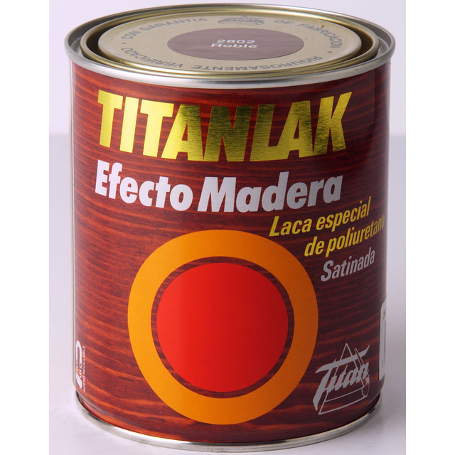 PINTURA TITANLAK  EFECTO MADERA NOGAL 2803 , 750 ML (METALIC