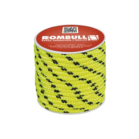 UD. CARRETE CUERDA CTA100 PES 08MM/15 MT AMARILLA