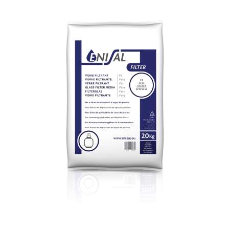 SACO VIDRIO FILTRANTE ENISAL FINO 20KG