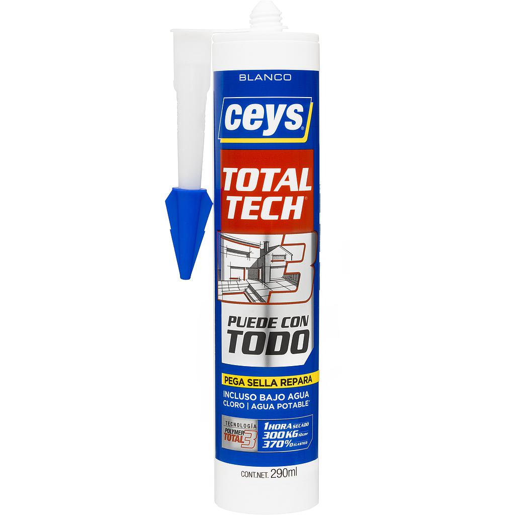 CEYS TOTAL TECH BLANCO CARTUCHO 290ML**