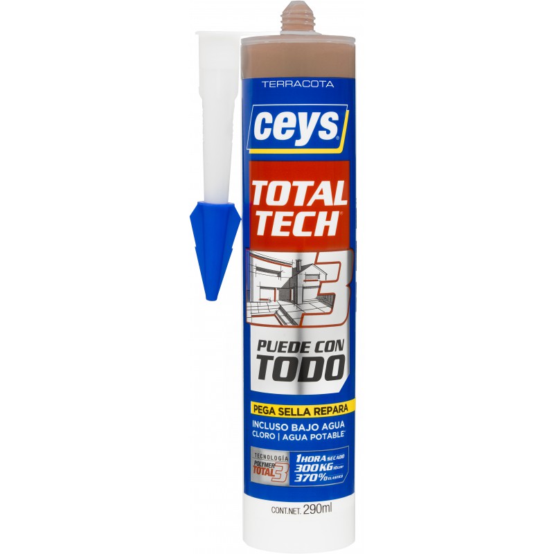 CEYS TOTAL TECH TERRACOTA CARTUCHO 290ML**
