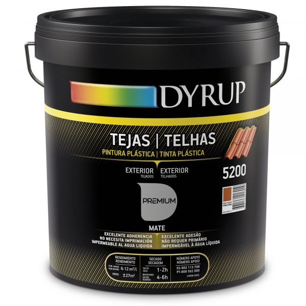 PINTURAS TEJAS TEJA TRADICIONAL 5 L