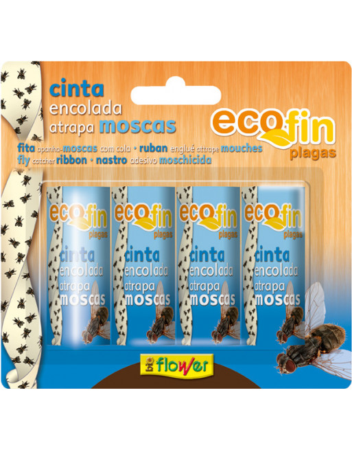 ATRAPAMOSCAS FLY-KOL (ESTUCHE 4TIRAS)