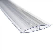 PERFIL H DE POLICARBONATO 10MM A 3MTS INCOLORO