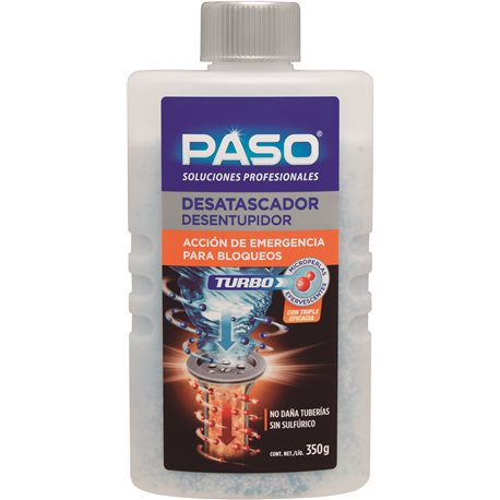 PASO DESATASCADOR TURBO 350G