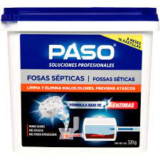 PASTILLAS FOSAS SEPTICAS PASO 16 PAST.