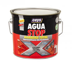 IMPERMEABILIZANTE AGUA STOP BARRERA TOTAL 4KG ROJO**