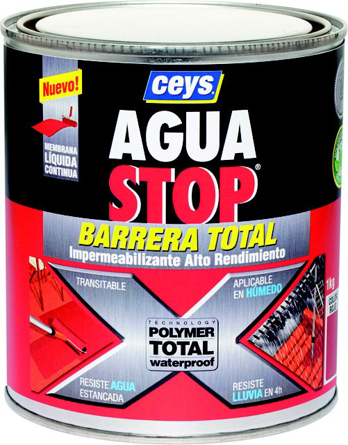 IMPERMEABILIZANTE AGUA STOP BARRERA TOTAL 1KG BLANCO**