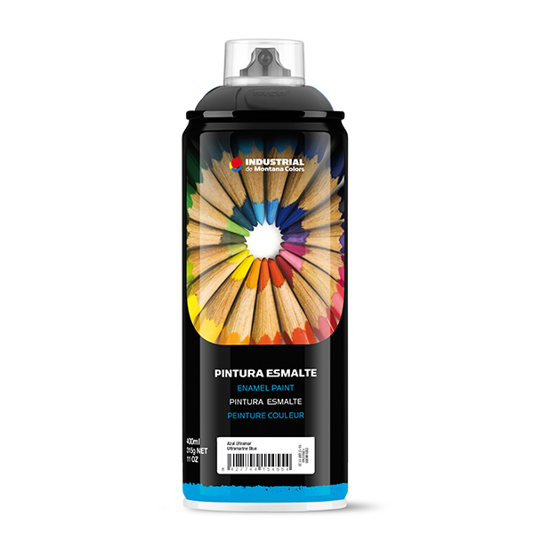 SPRAY PINTURA MTN PRO RAL-9005 NEGRO 400ML
