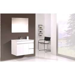 MUEBLE DE BAÑO LEYRE BLANCO SUSPENDIDO 80