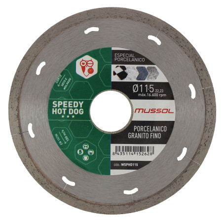 DISCO DIAMANTE SPEEDY HOT DOG 115 MM