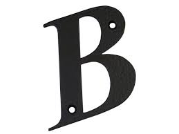 LETRA B-4 NEGRO DISPLAY