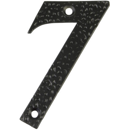 NUMERO 7-4&quot; ACERO NEGRO (D)