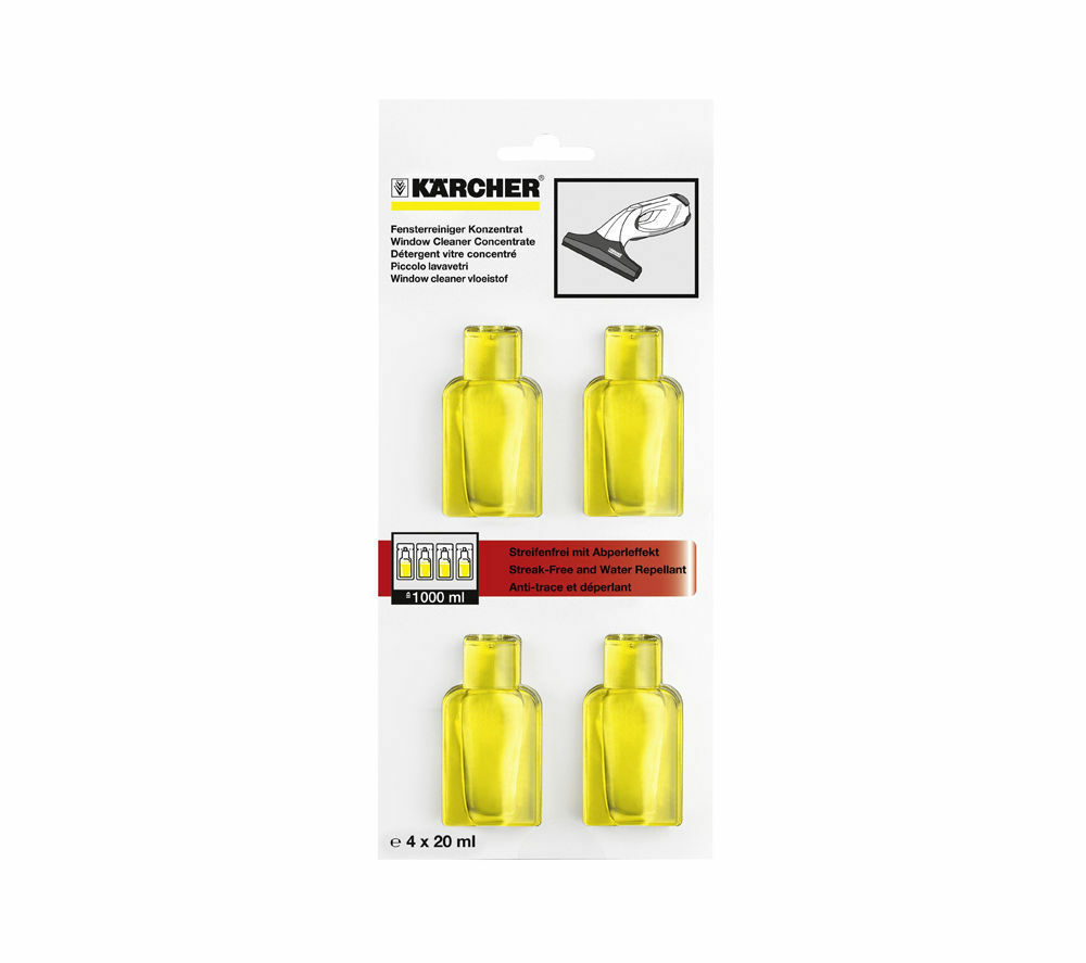 DETERGENTE CONCENTRADO WV50 4X20 ML KARCHER