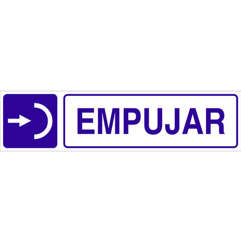 SEÑAL GLASSPACK ADHESIVA 175X45 MM