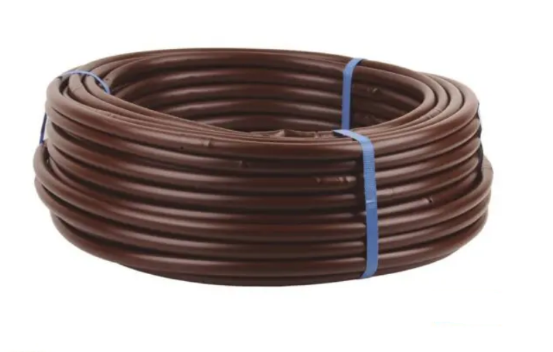 TUBO 25M RIEGO GOTEO MARRON (GOTERO A0,50M) 16MM