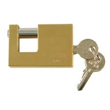 CANDADO NIZA 200-60 LATON MATE (D)