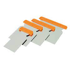 JUEGO DE ESPÁTULAS CARROCERO INOX. (4 PIEZAS)