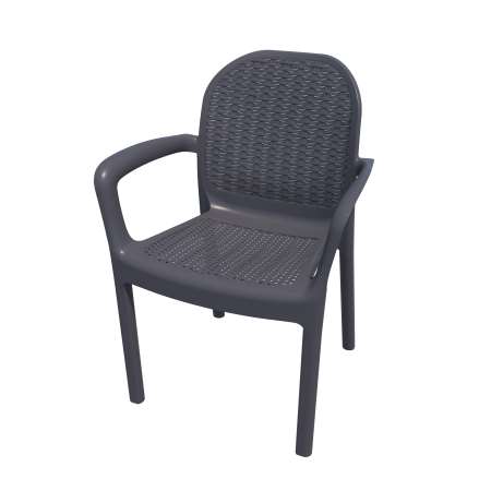 SILLON MIRANDA RATAN ANTRACITA
