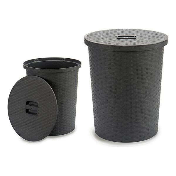 PONGOTODO RATTAN 25L REDONDO GRIS
