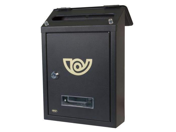 BUZON 2MINI-295X210X62 ACERO NEGRO (S)