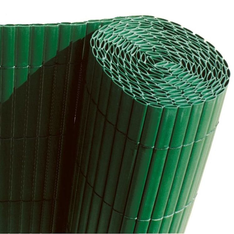 CAÑIZO PVC D/C VERDE 1600GR. 2X5 M