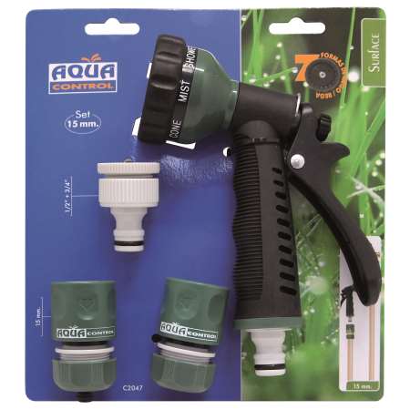 SET CONECTADORES 15 MM CON PISTOLA BIMATERIA 7 FOR