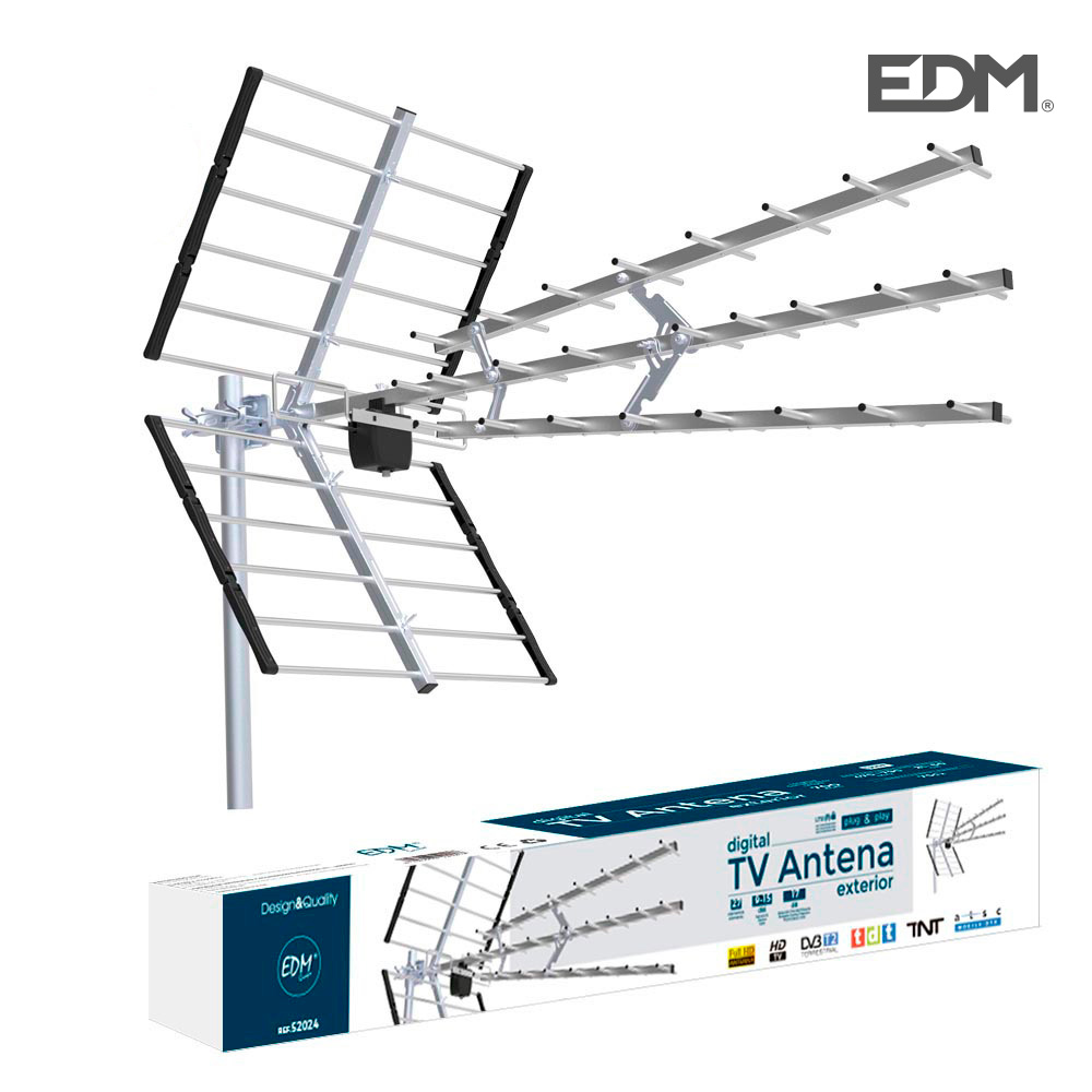 ANTENA TDT PLEGABLE TRIPLEX COMPATIBLE 5G