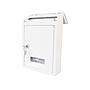 BUZON 2MINI-295X210X62 ACERO BLANCO