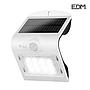 APLIQUE SOLAR 1,5W 220 LUMEN RECARGABLE SENSOR DE PRESENCIA (2-6M) COLOR BLANCO EDM